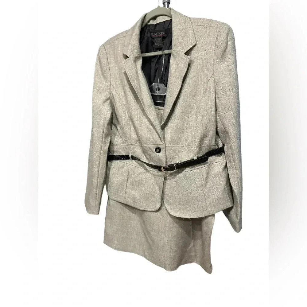 Blacker by Stanley Blacker skirt set size 14